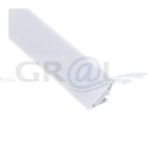 Profil aluminiowy CORNER LINE, Aluminium, 2m, Klosz mleczny PROFIL-CORNERLINE-OP -2W