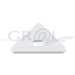 Zaślepka z otworem do profilu CORNER LINE szara