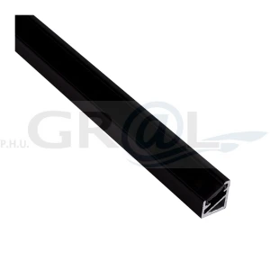 Profil aluminiowy TRILINE MINI, Czarny, 2m, Klosz czarny