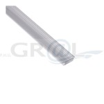 Profil aluminiowy INLINE Z, Aluminium, 2m, Klosz transparentny
