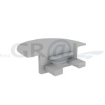 Zaślepka do profilu INLINE MINI XL szara