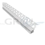 Profil aluminiowy DEOLINE typ W, Aluminium, 2m, Klosz mleczny