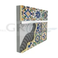 Profil aluminiowy pod płytki CERAMIC LINE typ P, Aluminium, 2m, Klosz mleczny PRO-CERLINE-P-AL-OP-2 M-01, zdjęcie 3