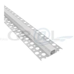 Profil aluminiowy pod płytki CERAMIC LINE typ P, Aluminium, 2m, Klosz mleczny