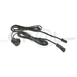 Wyłącznik W01 ze ściemniaczem CZARNY, 12VDC, 36W, przewody po 1m