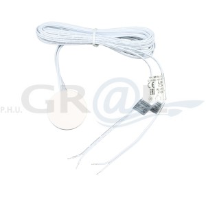 Wyłącznik podblatowy 12-24V DC/5A, do płyty meblowej MAX 38mm, przewody 2m cynowane