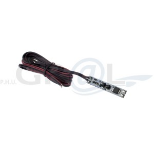 Wyłącznik PŁYTKA SC60 12-24VDC/5A ze ściemniaczem, 2m przewód, do profilu LINE MINI z niebieskim LED