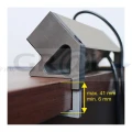 DESK BOX stal drapana, 3xgniazdo FR, 1xUSB A, 1xUSB C, przewód zasl dł 1,8m DESKBOX-SD-3FR-UAC-01, zdjęcie 4