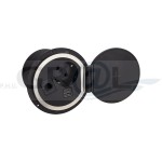 SAMBO BOX, czarny, 1 x gniazdo SCHUKO, 1 x USB typ A, 1 x USB typ C, indukcja, przewód zasl dł 1,8m