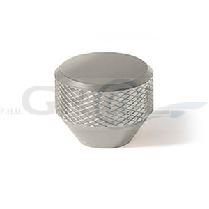 Gałka do mebli nikiel satynowy ⌀36mm radełkowany Mesh 8891.238