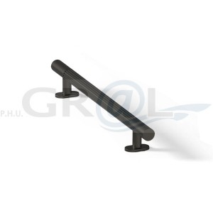 Uchwyt do mebli ryflowany czarny mat Fluted 192mm 6884.232