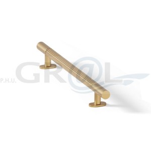 Uchwyt do mebli ryflowany mosiądz szczotkowany Fluted 192mm 6884.220