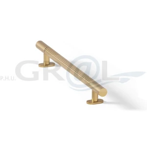 Uchwyt do mebli ryflowany mosiądz szczotkowany Fluted 192mm 6884.220