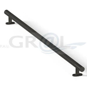 Uchwyt do mebli ryflowany czarny mat Fluted 480mm 6882.232