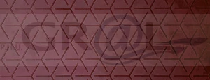 FL Cube Velvet Bordeaux - Mata dekoracyjna SIBU bez kleju 22709