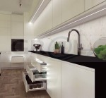 Szuflada Platinum 18 4D, szklane boki z podświetleniem LED