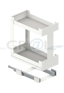 Cargo podblatowe PEKA Pinello Inside 2-półkowe / białe
