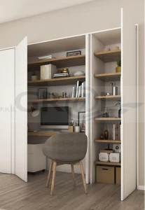 Okucie drzwi chowanych PEKA Hawa Concepta III Push — 25 kg, H 1200–2200 mm, lewe