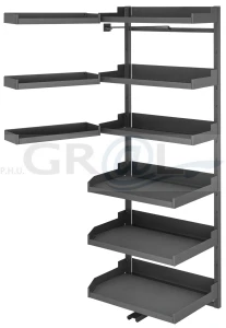 PLENO Maxi Plus Liro 1900/ 750/ lewy/ antracyt