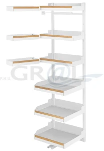 PLENO Maxi Plus Liro z drewnem 1900/ 600/ lewy/ białe