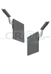 FREEslim flap/ 200-650/ 2.1-21.3 kg/ kpl. 2 szt./ antracyt