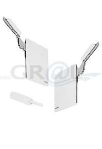 FREEslim flap pto/ 200-650/ 2.1-18.1 kg/ kpl. 2 szt./ biały