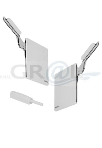 FREEslim flap pto/ 200-650/ 2.1-18.1 kg/ kpl. 2 szt./ szary
