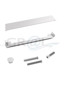 FREEslim flap PowerPad - zestaw osłon do montażu zewnętrznego z frezowaniem/ biały