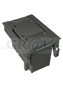 Kosz na śmieci CONCEPT 400/ wys.331/ 8+17/ z prowadnicami Merivobox/ antracyt