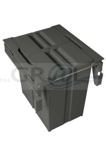 Kosz na śmieci CONCEPT 500/ wys. 496/ 2x29/ antracyt