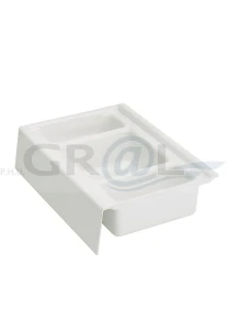 ONDA Line - trzykomorowy set łazienkowy/ gł.350/ 236x322x84/ biały
