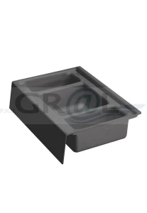 ONDA Line - trzykomorowy set łazienkowy/ gł.350/ 236x322x84/ antracyt