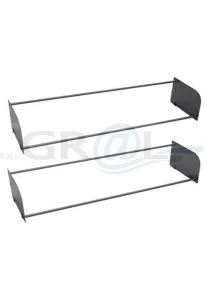 CONERO - stojak na buty/ dł. 973 mm/ czarny/ kpl. 2 szt.