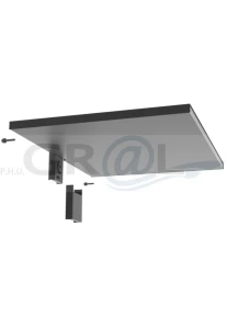 PECASA półka metalowa/ 550x400/ czarna