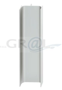 Listwa korytkowa pionowa C/ 5000 mm/ aluminium