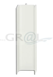Listwa korytkowa pionowa C/ 5000 mm/ biała