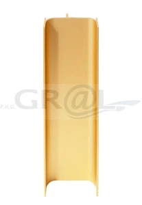 Listwa korytkowa pionowa C/ 5000 mm/ złoty