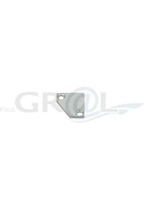 Zaślepka podblatowego profilu LED/ prawa/ aluminium