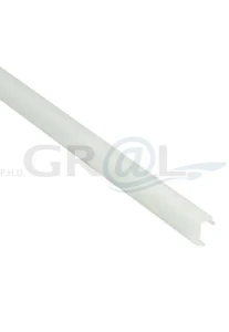 Osłona profilu nablatowego LED/ 5000 mm/ mleczna