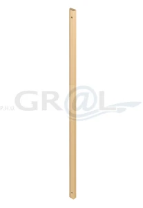 Wzmocnienie do urządzeń elektrycznych/ 1 szt./ 1150 mm/ złote