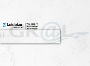 ŚNIEŻNA BIEL ULTRAPLUS - obrzeże meblowe 32/1.2 ABS WW-0090-FR