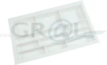 Wkład na sztućce Scoop II, do szuflad 80cm biały 07.426.BL