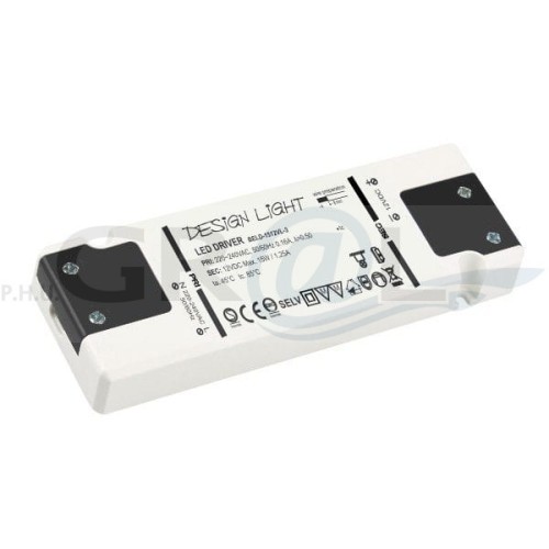 PŁASKI ZASILACZ Flat do LED 15W, bez okablowania