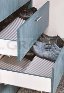 Wkład na buty, szer. 1060 mm/  do przycięcia dwa kolory 15.071