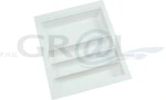 Wkład na sztućce Scoop II, do szuflad 45mm biały 07.423.BL