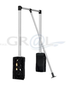 PANTOGRAF wieszak opuszczany 3 rozmiary, dwa kolory do wyboru pantograf